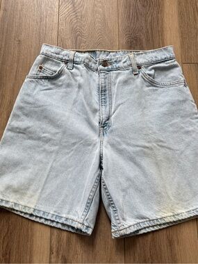 Vintage Orange Tab levi’s denim shorts